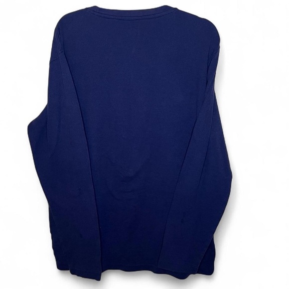 NFL Denver Broncos Long Sleeve Shirt XL Navy | Vintage Team Tee - Picture 5 of 6